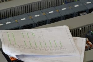 Schema elettrico per quadro industriale